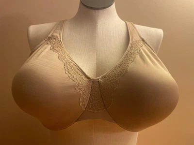 HANES Underwire T-shirt BRA Plus Size 40 DD Nude Style 0905 - Image 1 of 4