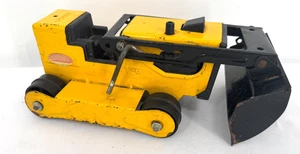 Vintage 70s Pressed Steel Yellow Tonka T-6 Track Front End Loader Bulldozer USA - Picture 1 of 14