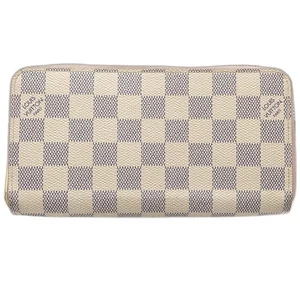 LOUIS VUITTON Damier Azur Purse Zippy wallet N63503 Rose Ballerine/181258 - Picture 1 of 9