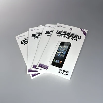 "Película protectora de pantalla transparente de 4,7"" para iPhone 6/6s/7/8/SE (2020/2022) 6G NE paquete de 4" Foto 1 de 2