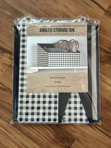 Abgewinkelter Aufbewahrungsbehälter 14" Breite x 12" Tiefe x 10" Höhe Schrank Organizer Box Tragetasche NEU zu Hause - Bild 1 von 3