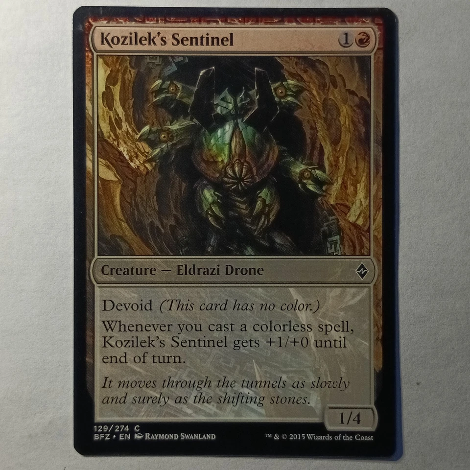 Kozilek's Sentinel Battle for Zendikar Regular - Image 1 of 1