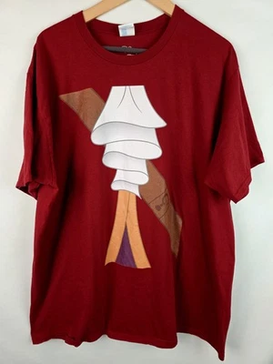 Disney Peter Pan Capitán Gancho Disfraz Camisa Adulto Talla 3XL Rojo Manga Corta Top Foto 1 de 4