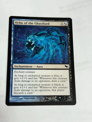 Helm of the Ghastlord Shadowmoor Magic MTG English NM x1 - Image 1 of 4