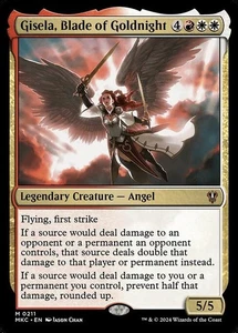 Gisela, Blade of Goldnight - Commander: Murders at Karlov Manor MKC- MTG - NM - - Imagen 1 de 1