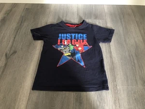 DC Comics Justice League T Shirt Age 5-6 - Picture 1 of 3