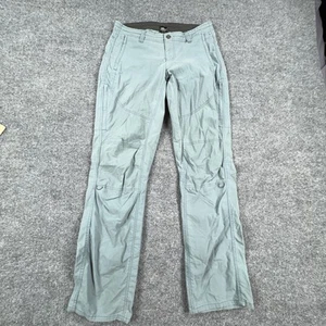Kuhl Pants Womens 8 Regular Blue Straight Leg Outdoor Hiking Stretch Cargo - Picture 1 of 16