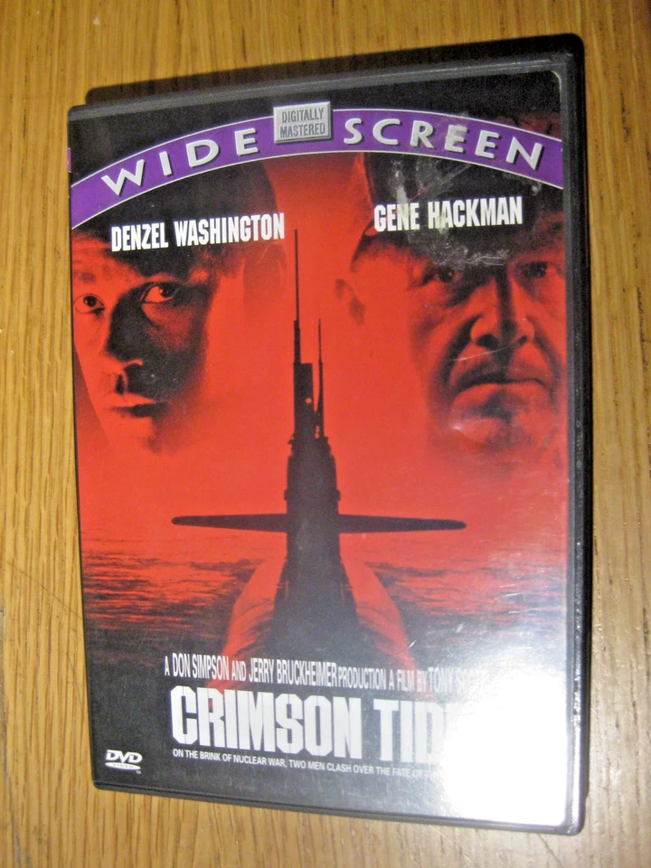 Crimson Tide  - [DVD] [1995] -  Denzel Washington -  ORIGINAL UK ISSUE DVD - Image 1 of 1