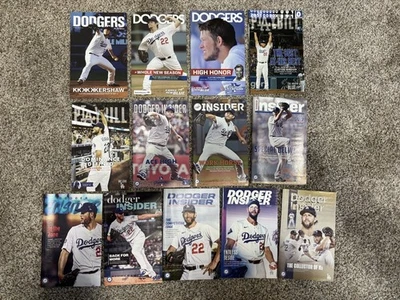 Dodger Insider Clayton Kershaw 2011-2025 Playbill Program Lot of 13 - Image 1 of 4