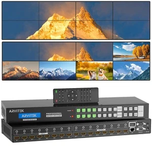 8x8 4K Seamless HDMI Matrix Switch with Web GUI, Customised Video Wall Contro... - Picture 1 of 7