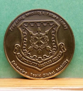 USAF AIR MOBILITY WARFARE CENTER CHALLENGE COIN - Picture 1 of 2