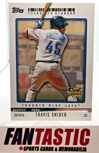 Travis Snider RC #212 2009 Topps Ticket to Stardom Perforated SP Blue Jays - Picture 1 of 2