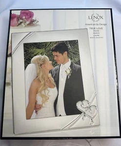 Lenox American By Design True Love Silver Picture Frame 8 X 10 Unopened - Picture 1 of 5