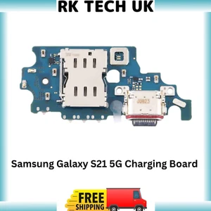 Per Samsung Galaxy S21 5G Porta di Ricarica Lettore Sim Connettore Scheda Ricambio - Foto 1 di 1