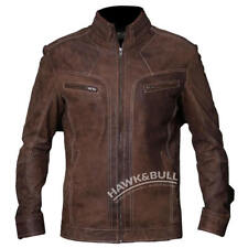 Brown Biker Jacket Vintage Leather Motorcycle Jacket Brown Leather Jacket