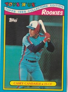 FREE SHIPPING-MINT-1988 Topps Toys R Us Rookies  Casey Candaele #7 EXPOS
