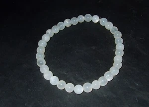 - Bracciale Pietra Cristalloterapia - ADULARIA (pietra di luna) (SF6) - Picture 1 of 1