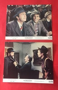 EVEN ANGELS EAT BEANS 1973 Color Lobby Cards (Qty 2) Guiliamo Gemma Bud Spencer - Picture 1 of 1