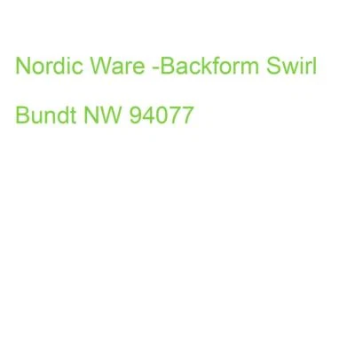 Nordic Ware -Backform Swirl Bundt NW 94077 (0011172940773) - Bild 1 von 2