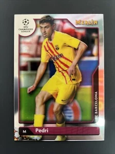 2021-22 Topps Merlin PEDRI Chrome Base, FC Barcelona, Spain World Cup ๐๐ช๐ธโฝ๏ธ๐ฅ - Picture 1 of 2