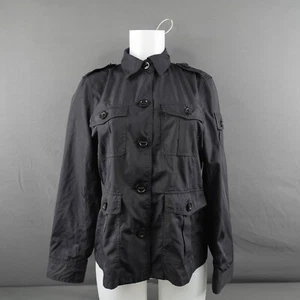 Ralph Lauren LRL Womens Light Jacket Petite Large PL Black Tech Norm Casual - Picture 1 of 10