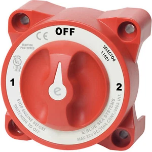 Blue Sea Battery 11001 E-Series Battery Selector Switch with AFD - Picture 1 of 1