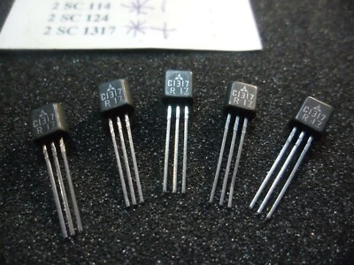 MITSUBISHI C1317.(2SC1317) - NEW Old Stock LOT DE 5 C1317.