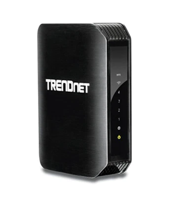 TRENDnet N300 Wireless Gigabit Router 2 x 1.5 dBi Antennas Pre-Encryped One - Image 1 of 4