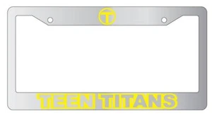 Teen Titans Chrome License Plate Frame DC - Picture 1 of 1
