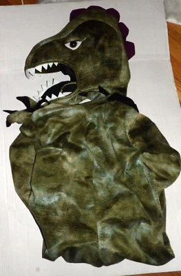 FORO NOVEDADES UNISEX VERDE, ESPIGA PÚRPURA 2 PIEZAS. DISFRAZ DE PELUCHE DINASOUR LRG:12/14 Foto 1 de 4