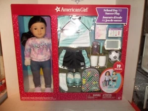 American Girl® Truly Me™ Doll #84 and School Day to Soccer Play set - Picture 1 of 6