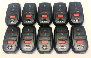 LOT OF 10 OEM Toyota SMART KEY FOB LOT KEYLESS ENTRY FOB LOT HYQ14FBW - Picture 1 of 4