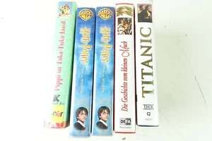 5 VHS Kassetten Titanic Harry Potter Pippi und der kleine Muck X-61 - Bild 1 von 12