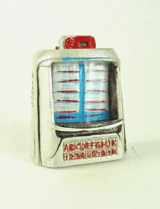 Dollhouse Miniature 1950's Style Diner Table Jukebox T8538 - Picture 1 of 1