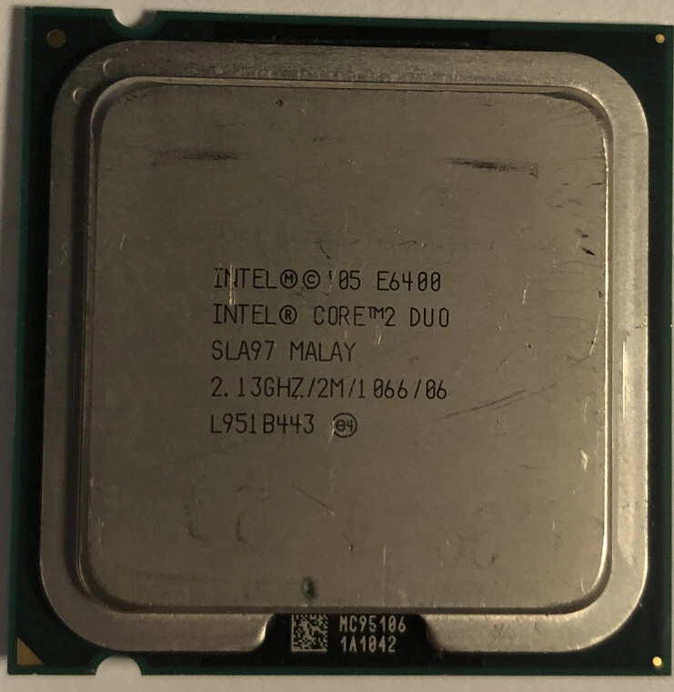 Intel Core 2 Duo E6400 2.13GHz 1066MHz 2MB L2 Cache Socket LGA775 SLA97 - Image 1 of 2