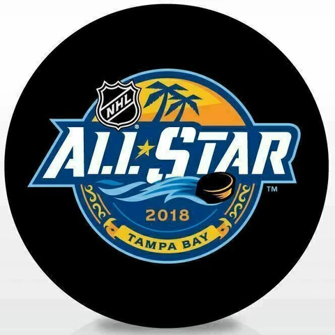 2018 NHL All Star Game Hockey Puck - BRAND NEW! Tampa Bay Lightning Amalie Arena Cover