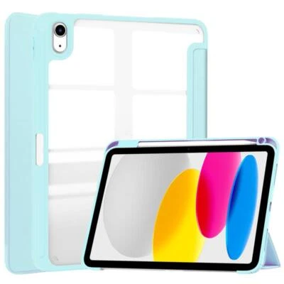 Hybrid Case For iPad 10th Generation 2022 Tablet Stand Clear Pencil Smart Cover - Image 1 of 4