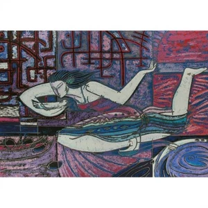 "Song Bird (Deluxe)" di Adrian Wong Shue - Serigrafia LE su Natsume Japon - Foto 1 di 1