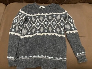 Abercrombie Kids Girls Sweater Gray- Size 9/10 - Picture 1 of 3