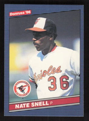 1986 Donruss #367 Nate Snell Rookie Baltimore Orioles - Image 1 of 2