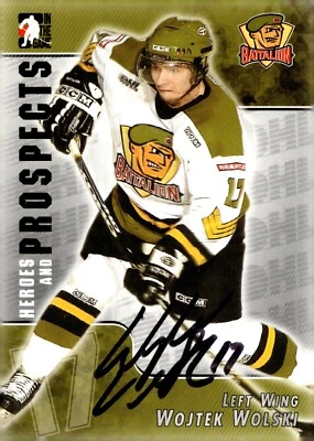 Wojtek Wolski - Signed 2004-05 In The Game Heroes And Prospects Card #110 - Image 1 of 2