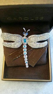 Brand NEW - Carolee LUX Limited Edition Dragonfly Luxury Pin - Picture 1 of 2