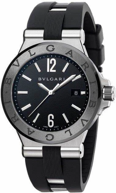 Bvlgari Diagono Men's Black Watch - DG42BSCVD