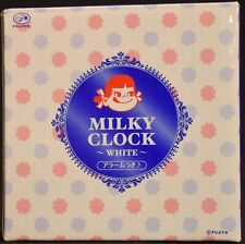 Fujiya Peko-chan Milky clock with white alarm