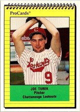 Joseph Francis Turek Cincinnati Reds 1962 ProCards 1991 Baseball Card