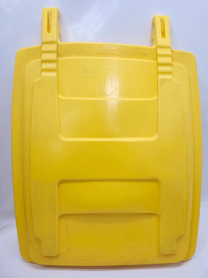 Tapa de repuesto Toter de 2 CANTIDADES para bote de basura de dos ruedas de 64 galones solo tapa de reciclaje Foto 1 de 4