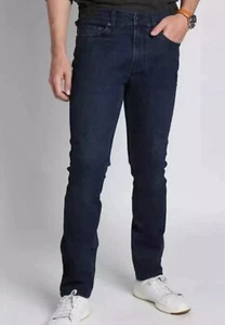 Jeans uomo JACHS gamba dritta comfort fit blu denim elasticizzato taglia 34x32 nuovo - Foto 1 di 6