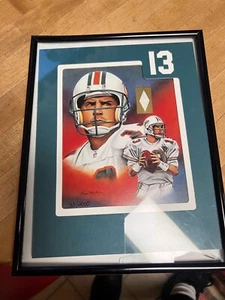 Dan Marino 0033/2000 Game-Used Jersey Relic - Gallery Collection Artwork - Picture 1 of 3