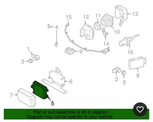 Sensor 2019-25 BMW 3 5 7 8 X3 X4 X5 X6 X7 Cruise Control radar (66-31-5-A81-716) - Picture 1 of 1