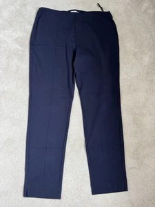 FINERY 'CLEO LEGGINGS' PULL ON SMART NAVY PONTE TROUSERS SIZE 18 RRP £39 - Picture 1 of 12